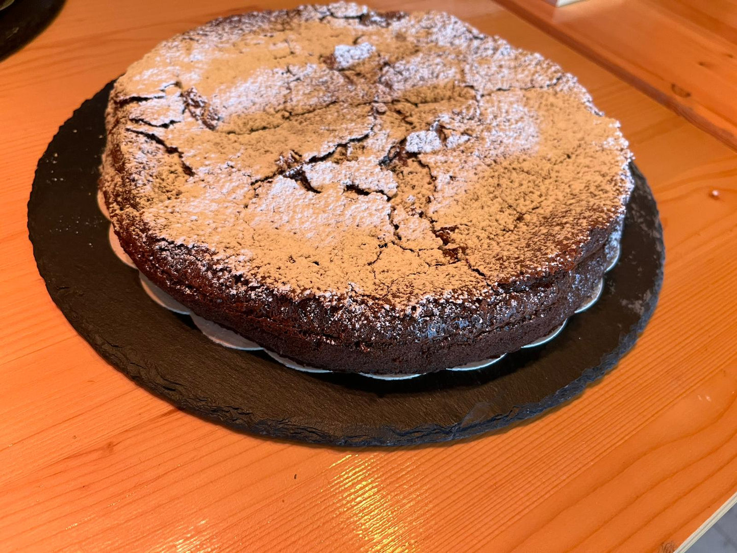 Zachte chocolade taart