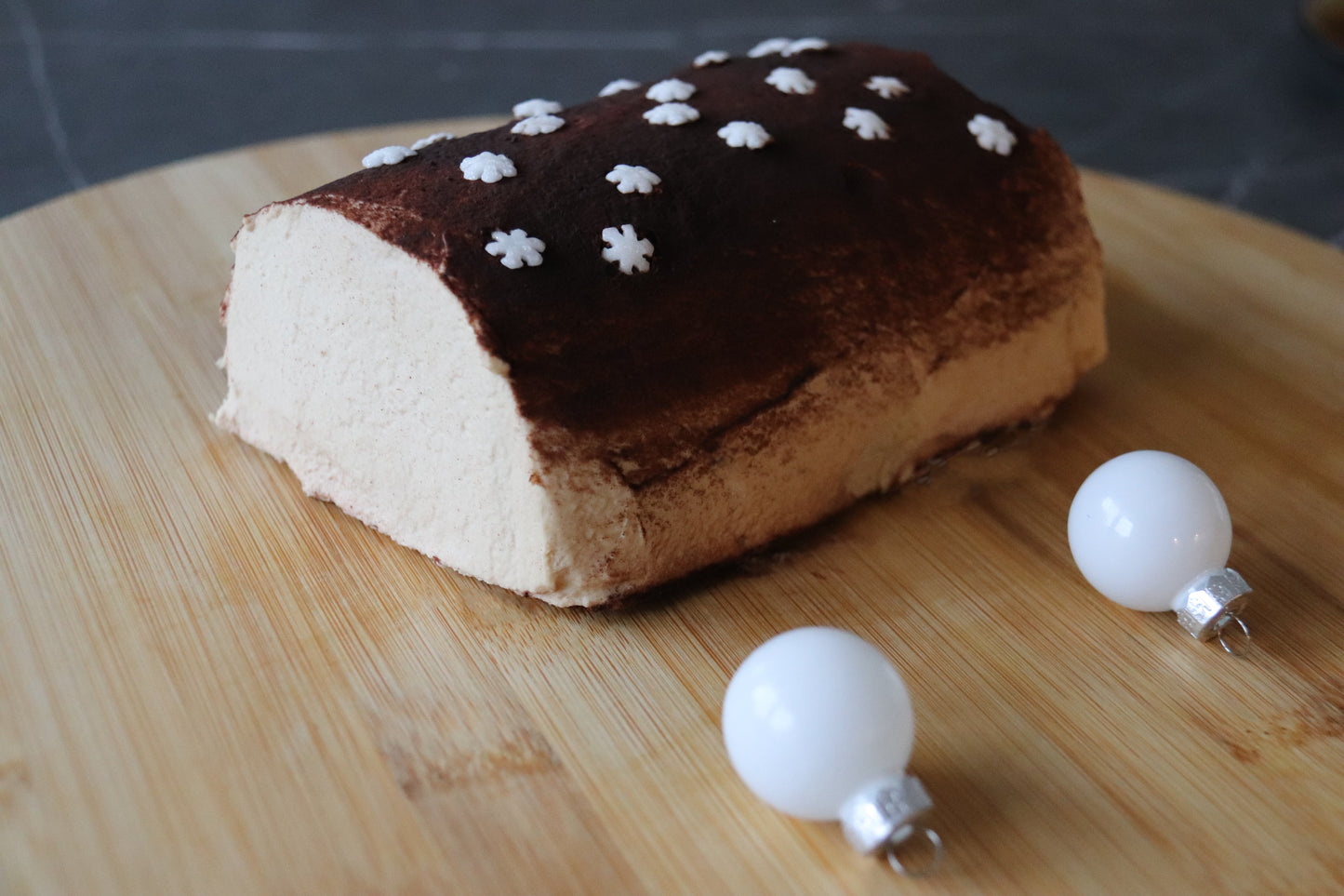 Kerstbuche met een vleugje tiramisu
