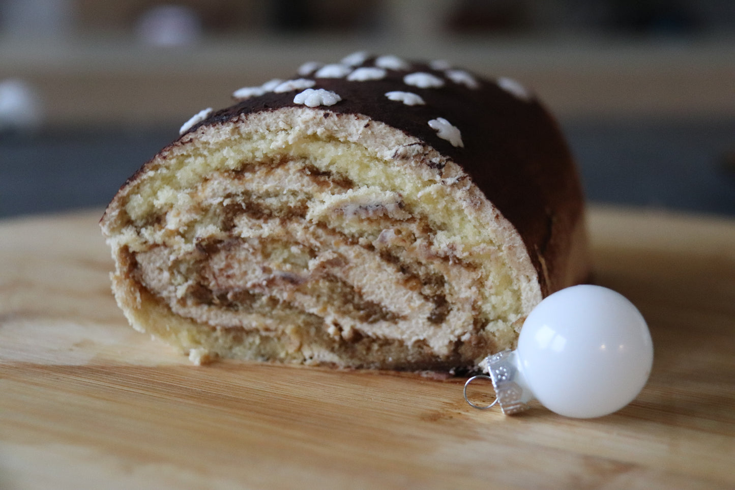 Kerstbuche met een vleugje tiramisu